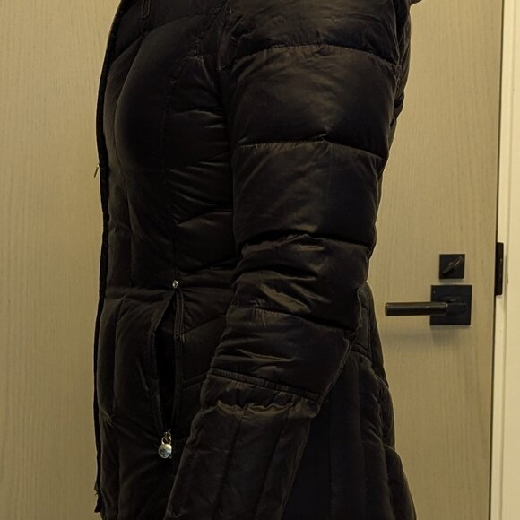 Laundry Brand Black Puffer Coat, Size S, EUC - Picture 4 of 7